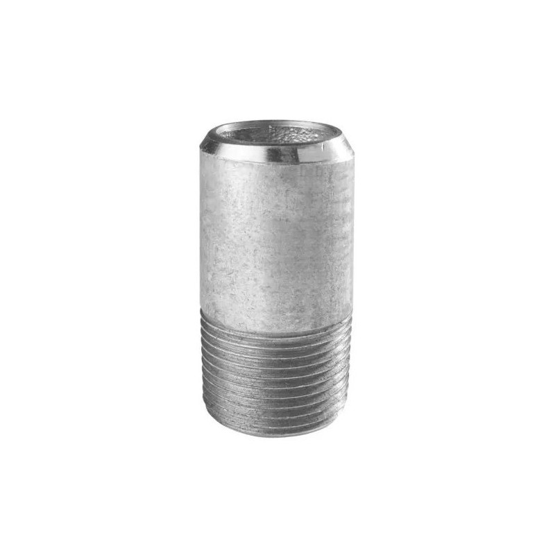 Demi mamelon bobine 100mm en acier Mâle Galvanisée / Galva type 530 A - 2"1/2