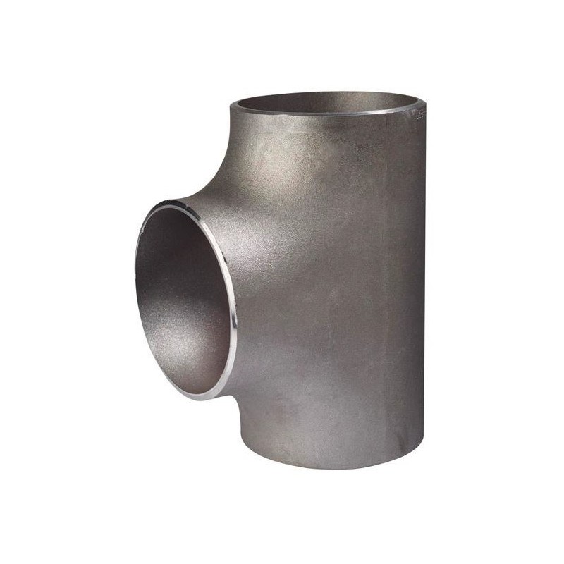 Té acier égal sans soudure noir S235 (T10) EN 10253-1 - 88.9mm X 3.2mm Té acier égal sans soudure noir S235 (T10) EN 10253-1 - 88.9mm X 3.2mm