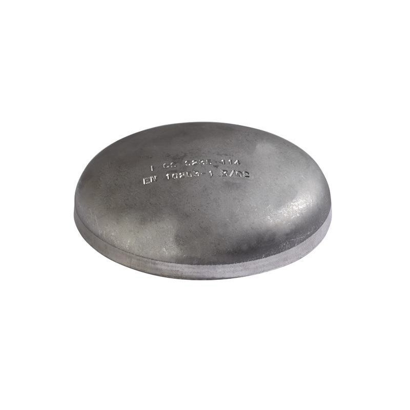 Fond acier noir bombé sans soudure S235 (T10) - 355.6mm X 8.0mm Fond acier noir bombé sans soudure S235 (T10) - 355.6mm X 8.0mm