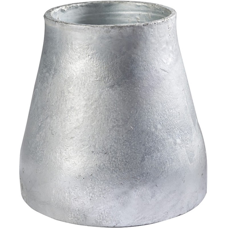 Réduction concentrique acier galva sans soudure S235 (T10) - 48.3mm X 2.6mm - 26.9mm X 2.3mm Réduction concentrique acier galva sans soudure S235 (T10) - 48.3mm X 2.6mm - 26.9mm X 2.3mm