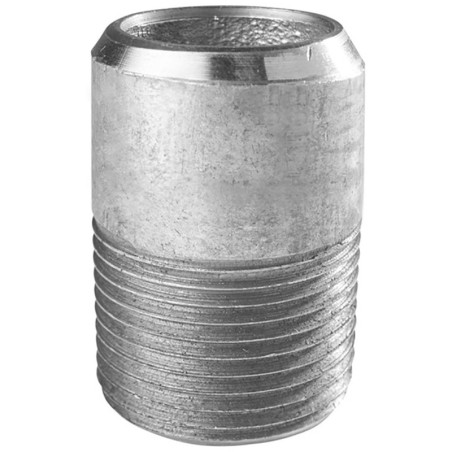 Demi mamelon bobine 50mm en acier galvanisée / galva Mâle type 530 A - 2"